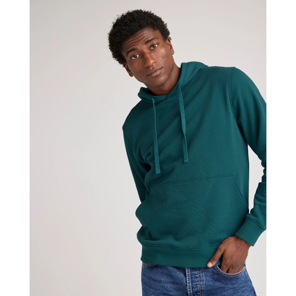 Richer Poorer Vintage Recycled Fleece Hoodie Teal Green Blue